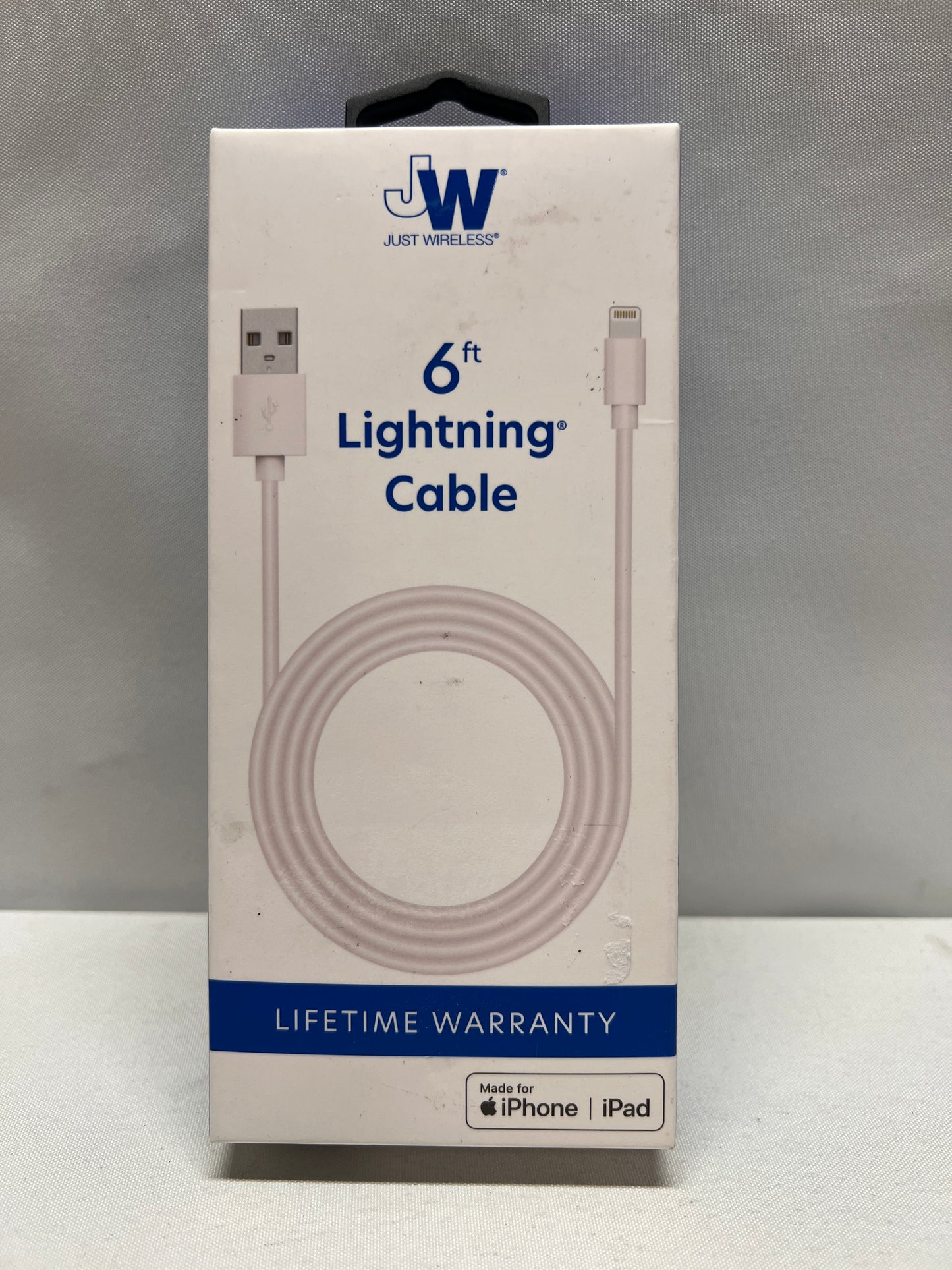 6' Lightning Cable Just Wireless (Light Pink)