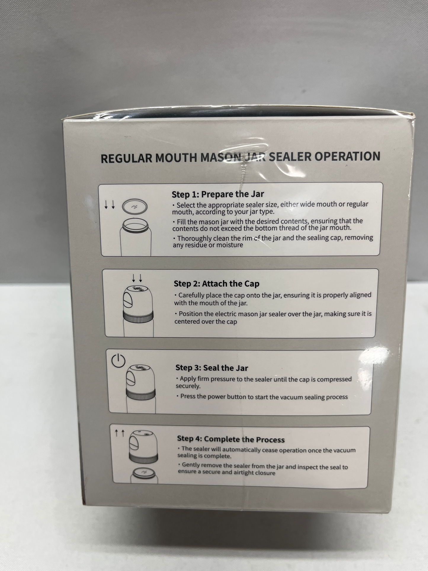 Electric Mason Jar Vacuum Sealer