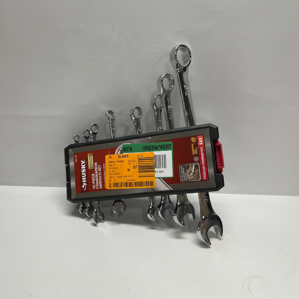 Huskey 10 Piece Wrench Set missing pieces