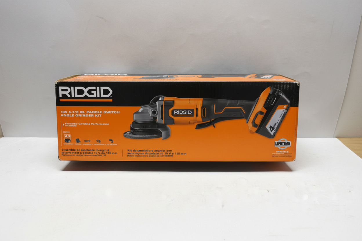 Ridgid Angle Grinder Kit