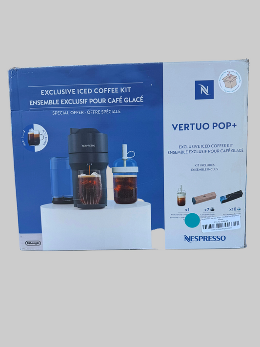 Nespresso Vertuo Pop+ Coffee & Espresso Maker — Exclusive Iced Coffee Kit by De'Longhi
