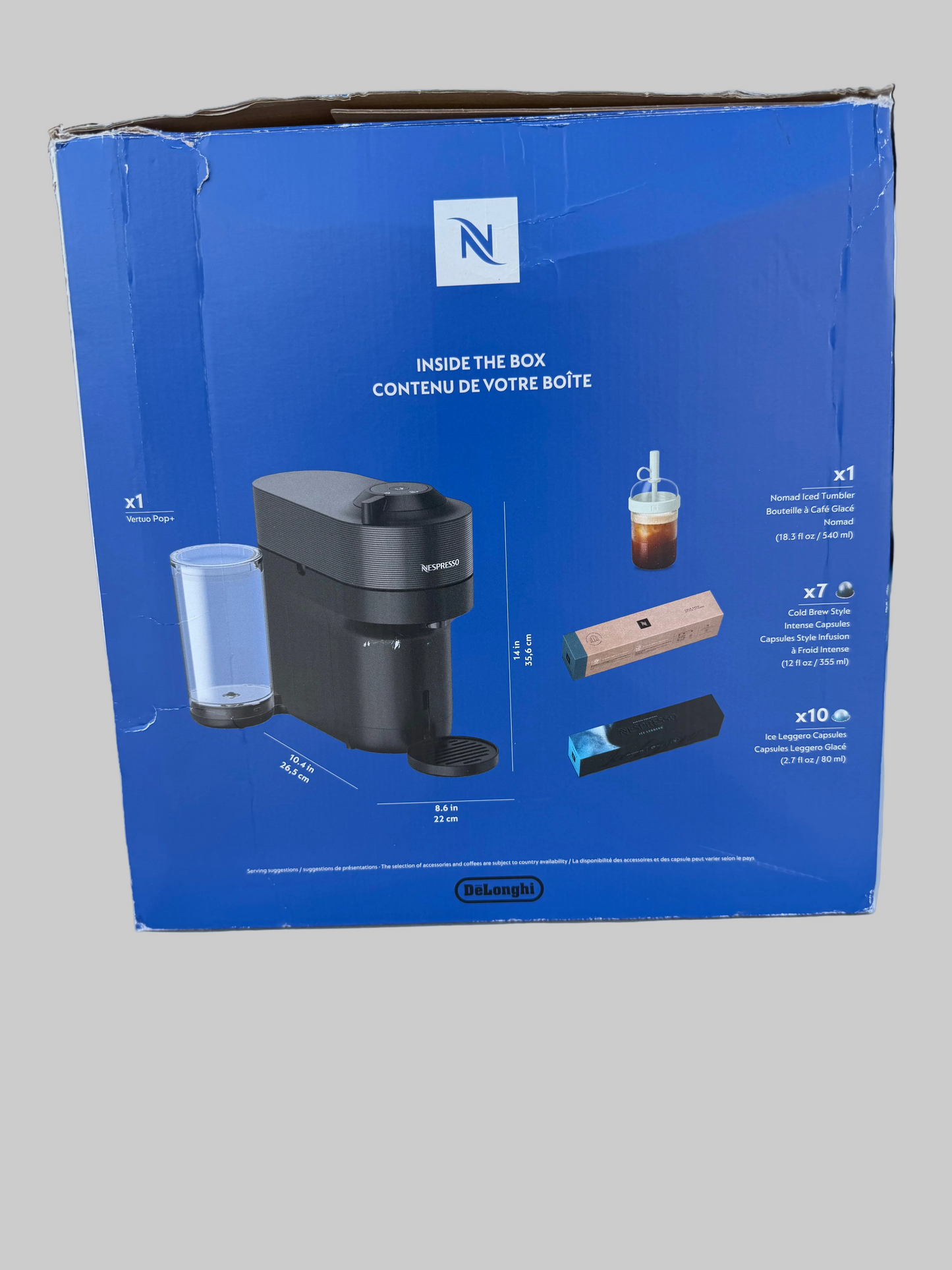 Nespresso Vertuo Pop+ Coffee & Espresso Maker — Exclusive Iced Coffee Kit by De'Longhi