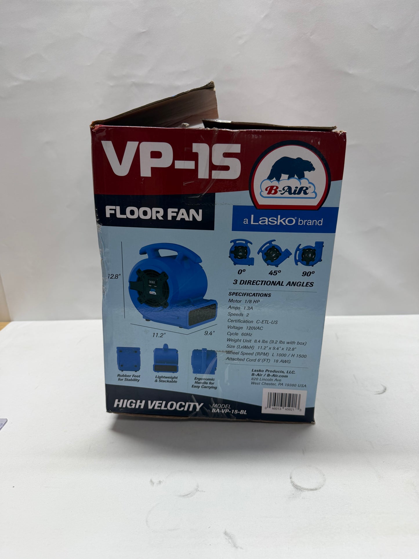 B-Air Floor Fan VP-15