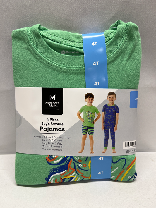 Boys 4pc Cotton Pj