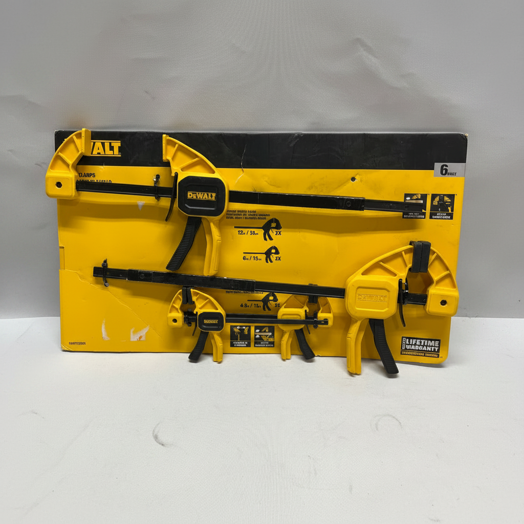 DeWalt 3 Piece Clamp Set