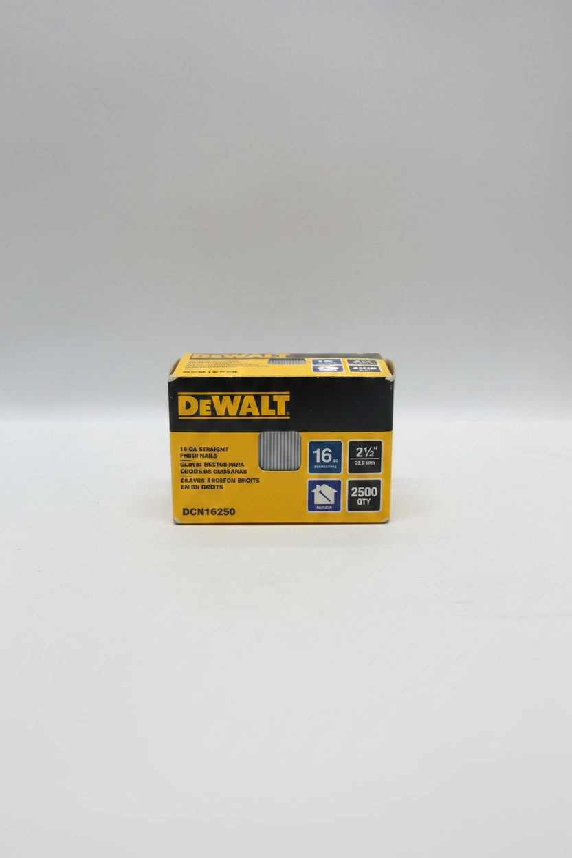 DeWalt Finishing Nails 2,500 Qtyw 16ga